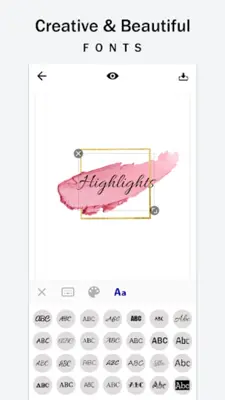 Highlight cover maker android App screenshot 0